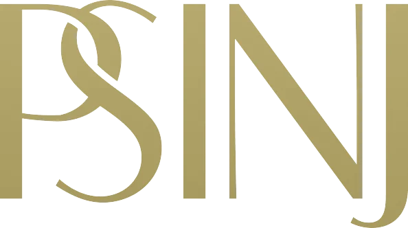 ISNJ logo in gold lettering on white background